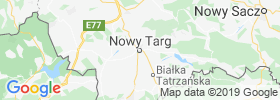 Nowy Targ map